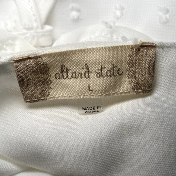 Alterd State - White Polka Dot - Ruffle Tie Dress - Picture 12 of 14